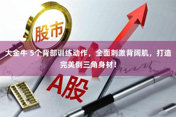 大金牛 5个背部训练动作，全面刺激背阔肌，打造完美倒三角身材！